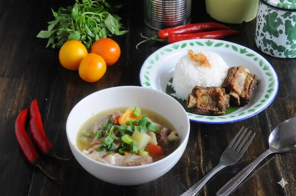 Sop Iga Goreng
